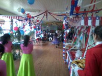 Escenografía de fiestas patrias  