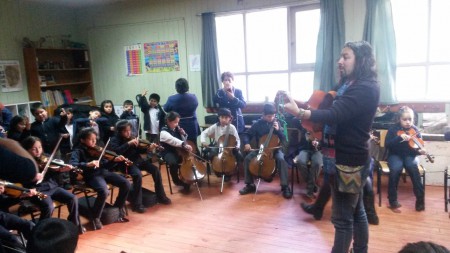 Encuentro musical con algunos integrantes del grupo Los Jaivas 